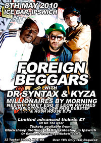 FOREIGN BEGGARS - IPSWICH - THIS SAT